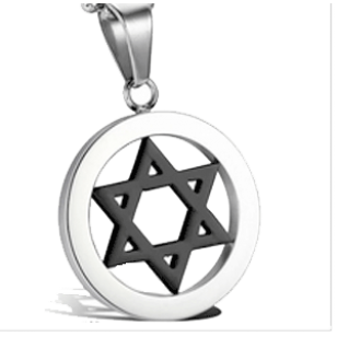 Ketting-David-Ster-RVS